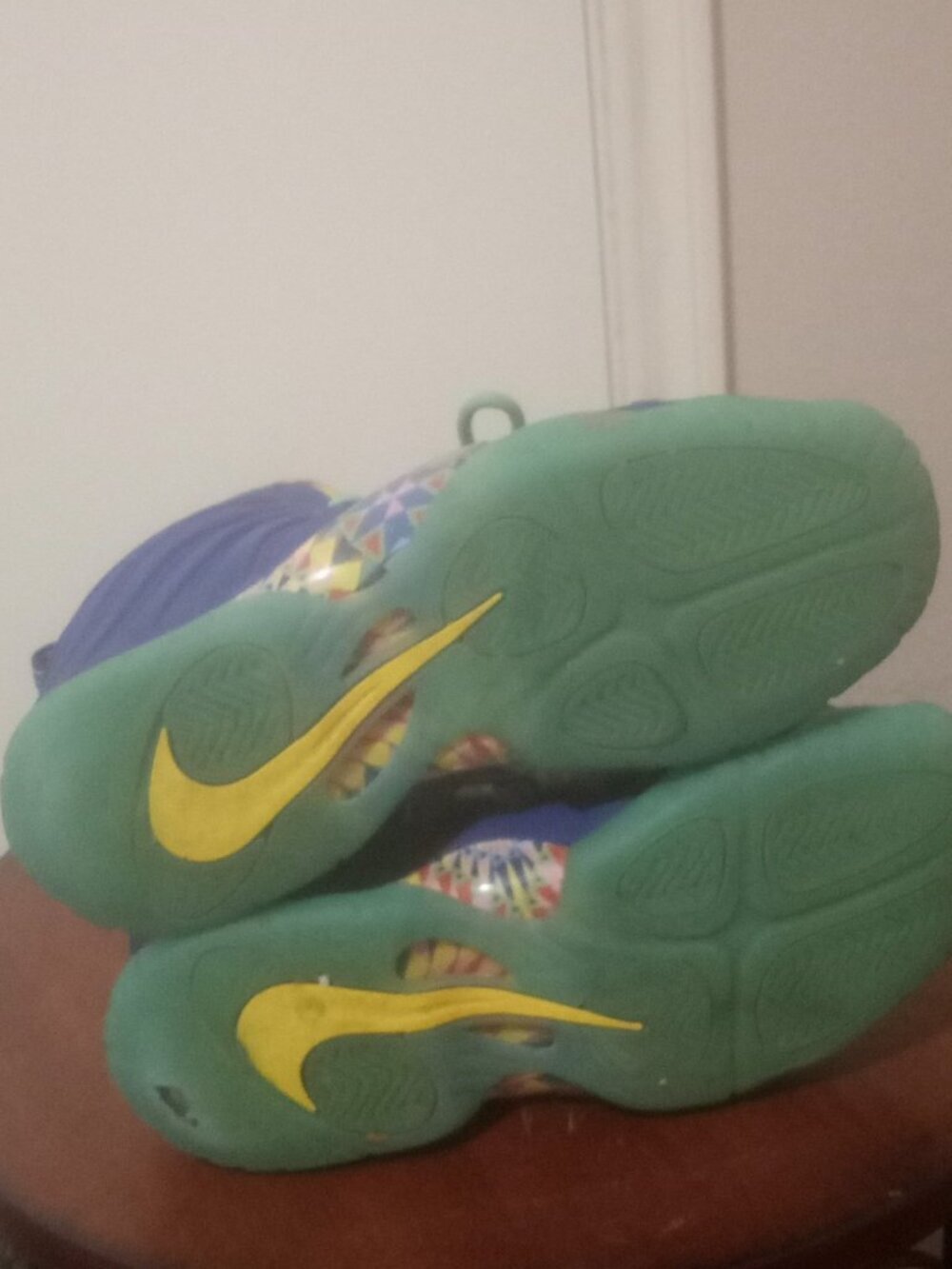 Nike Little Posite One ASW Kaleidoscope DZ5190-400 Kid's Size 4.5Y Sneakers - Picture 3 of 14